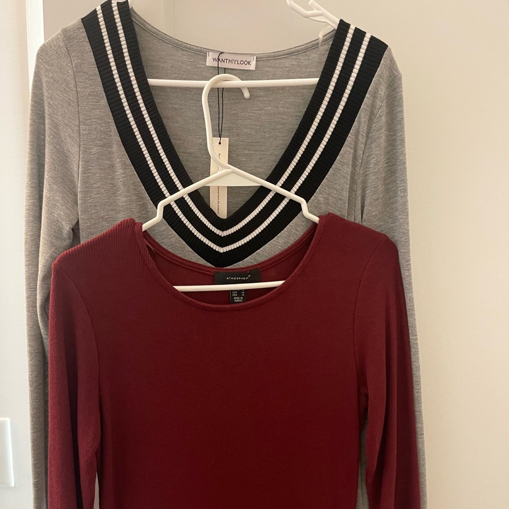 Selling 2 long sweater dresses together! Great condition!